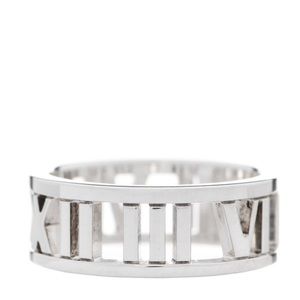 Tiffany Atlas Ring Sterling Silver Size 5.5